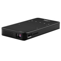 미니 빔프로젝터 Smartldea S90 Projetor 휴대용 스마트 Android9.0 WIFI 비디오 피코 DLP 프로젝터 홈 시어터 풀 HD 1080P 4K 3D 시네마, [02] Black, [02] 미국 플매트 카펫 러그