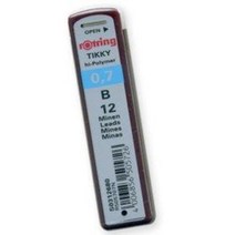 로트링 티키샤프심 S0231230 0.7mm 2B/제도용품 디자인