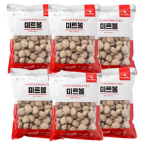 아워홈 미트볼 1kg x6개 에어프라이어요리