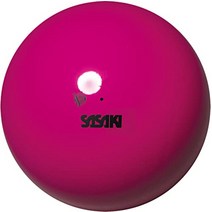 사사키(SASAKI) 리듬체조공 오로라 리듬체조볼 짐스타 수구 공 18 M20UAF, RS(라스베리)
