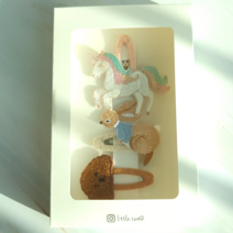 솜꼬마 토끼 동물자수똑딱핀 어린이집 유치원선물