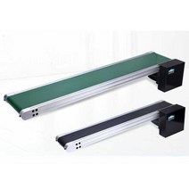 소형 컨베이어벨트 탁상용 부품 조립 물건이동 롤러, 길이750mm 속도조절 8m/min 100mm