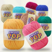 스위트팝 10+1 사계절 가방실 소품 털실 코바늘 모칠라가방 여름 뜨개실, 28카키