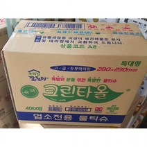 유한 유한크린타올 물티슈 100개 x 4
