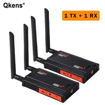무선 영상 송수신기 hdmi 카메라 유튜버장비 200 어댑터 비디오 송신기 및 수신기, 1tx 및 1rx, au 플러그로