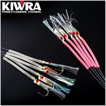 키우라 홀로그램 갈치채비 삶은줄사용 심해갈치바늘 모노낚시