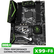 HUANANZHI X99 F8 메인보드 슬롯 LGA2011-3 USB3.0 NVME M.2 SSD 지원 DDR4 REG ECC 메모리 및 Xeon E5 V3 V4 프로세서 1275, CHINA