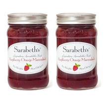 사라베스 라즈베리 오렌지 마말레이드 대용량 잼 18oz(510g) 2팩 Sarabeths Raspberry Orange Marmalade Spread