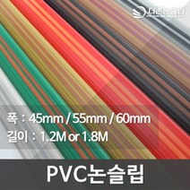 PVC 계단 미끄럼방지패드 논슬립 연질고무 PVC마감제, 03_1.8M, 03_밤색, 04_슈디2형