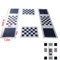 올어라운드뷰 360도어라운드뷰 360 파노라마 시스템 보정 옷 24 pcs 표준 디버깅 440120cm 3d 버드 서라운드 체크 안전 드라이브, 3d 천