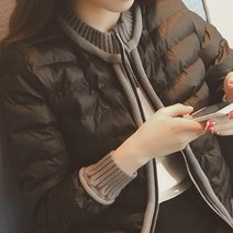 kirahosi 여성 데일리 모던 숏 패딩 점퍼 야상 추동 아우터 68호 CVyts3a0