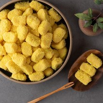 콩마트_ 호박인절미 3kg 호박 떡 카스테라 한입크기 떡 간식 아침대용떡 탕비실 간식