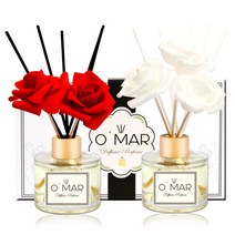 오마르 퍼퓸디퓨저 120ml 1+1 디퓨저세트, 인칸oo 타입