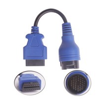 OKDIAG-자동차 진단 인터페이스 케이블 IVECO 38Pin OBD2 어댑터 커넥터 벤츠 트럭용 38 핀, 한개옵션0