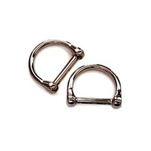 [청라핸즈] 명품가방고리 반달고리-고급도금 흑니켈 20/25mm 2EA(12-174), 20mm2개