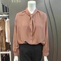 모스코나 SH02 리본금속장식블라우스 mobl22tz6
