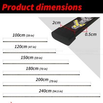 XINFOK-바 DC 12 24V 레드 앰버 픽업 턴 시그널 트럭 Utes 베이키 컨테이너 카고 지프 RV SUV 브레이크, 02 24V_05 200 cm (79 in), 02 24V_05 200 cm (79 in)