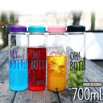 오보틀 국내생산 절대새지않는 트라이탄 700ml 휴대용 텀블러 물병 쉐이크병, 오보틀 700ml-레드
