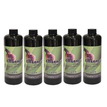 이엠하우스 바이러스 곰팡이 방지 천연 탈취제 악취 냄새제거 항균 효과 가정용 다목적 욕실 화장실 세정제 EM 원액 쌀뜨물 발효액 만들기 1000ml 5병