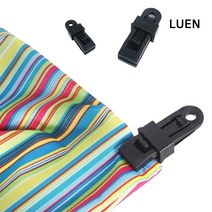 LUEN 미바도 타프 클립 캠핑 텐트 고정 그늘막 루프 집게 가정 매장 업소 다용도 멀티 용품, 단일
