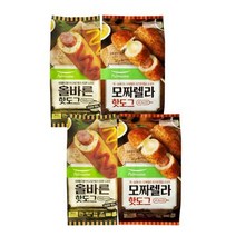 풀무원 올바른핫도그 5입x2봉+모짜렐라핫도그5입x2봉(총20개), 상세페이지 참조