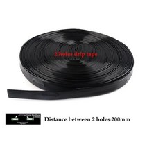 농약줄 20 100m 16mm 2 홀 마이크로 관개 비 드립 테이프 공간 100150200mm 담그는 온실 농장 급수 호스 패치 테이프 호스, 공간 20cm