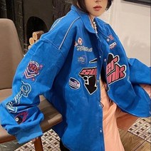 미니트레일러 미니카고트레일러 캠핑 트롤리 웨건 뉴아메리 프라이드 스트리트 레터 재킷 코트 여성 패션, 2L, 01 1