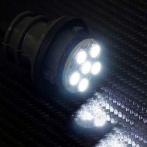 12V 24V LED 시그널 전구 6발 차량 DIY 안전 운행, 쿠팡 24V싱글/화이트, 1개