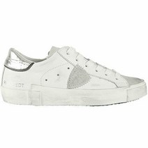 필립모델 20FW PRLD VC02 PRSX 클래식 스니커즈 화이트실버 여성 슈즈 TR