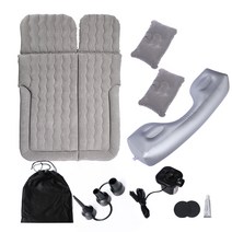 카니발차박매트 올뉴 4세대 레이 쏘렌토 산타페 스타렉스 평탄화 에어 매트 wey tank 300 car inflatable bed air 매트리스 suv trunk 특수 pad, 플로킹 그레이 suv 오프로드 차량 트렁크 + 리