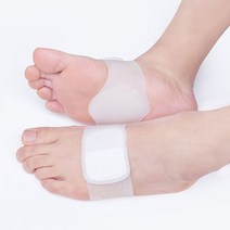[해피드림스토어] [PK] 실리콘 벨크로 발바닥 아치 교정 평발 중족골 발쿠션