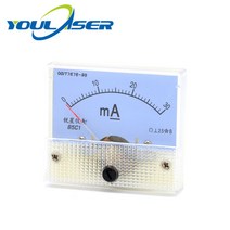 레이저조각기 레이져각인기 절단기 커팅기 30mA 전류계 아날로그 앰프 패널 미터 HUA 85C1 DC CO2 레이저, 한개옵션0