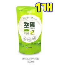 댕이몰 유한양행 포밍 스프레이 주방세제 리필용기형 500ml(간편하게 봉지타입형), 1개