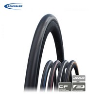 슈발베 2023 선수급 로드타이어 슈발베원 튜브타입 클린처, 700x25C 레드스트라이프