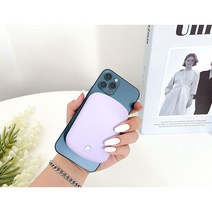 자두컴퍼니 아이폰 무선 맥세이프 삼성 고속 보조 충전 배터리 10000 mAh, 블랙