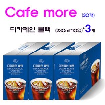 [카페모어] 디카페인 블랙 (230ml 30개입) 몸에도 좋은 건강한 커피, 230ml 30개입
