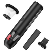 [Amazon 한정 브랜드] oGoDeal 진공 청소기 무선 핸디 클리너 차용 진공 청소기 13000pa 강력한 차용 저소음 다기능 탁상 파워풀 흡입 컴팩트 경량 가정용 무선 건습 양용 가벼움 LED 라이트 첨부 PSE 인증 일본어 취급 설명서 블랙