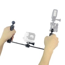 카메라필터 호환 PULUZ-CNC 알루미늄 트레이 안정기 리그 수중 카메라 하우징 케이스 다이빙 마운트 DJI Osmo Aation/GoPro