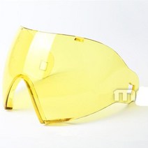 서바이벌 페인트볼 새로운 4 가지 색상 F1 풀 페이스 페인트 볼 마스크 용 1 층 P, 없음, YELLOW LENSES