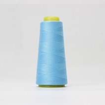 저스트투 402 재봉실 DIY 퀼트 바느질 및 가정용 재봉틀용 1000 야드/콘 폴리에스테르 실, [06] sky blue