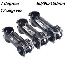 자전거스템 Racework-카본 파이버 초경량 자전거 라이저 7 17 마운틴 핸들 바 31.8mm-80/90/100mm, [02] 7degree 90mm