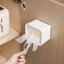 뽑아쓰는 위생장갑 위생팩 정리 비닐봉투 정리함 재활용비닐 보관함, 중형01192GA