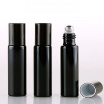 롤온 향수 공병 10ml 리필 소분 용기, 롤온공병 - 블랙 10ml