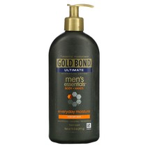 Gold Bond 남성용 필수품 최고의 하이드레이팅 로션 신선한 향 411g(14.5oz)