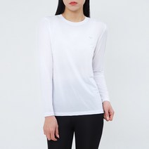 여성 기능성 라운드 스판 긴팔 티셔츠 ES104