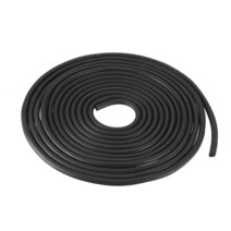 Uxcell 폼 고무 씰 웨더 스트립 지름 3mm 5m 길이 블랙, 4mm x5m