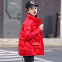 짧은 파카 스탠드 칼라 다운 코튼 재킷 여성용 2022 겨울 새로운 느슨한 패딩 패션 야생 가을 코트 경량
