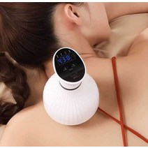 자기장치료기 전기케어 저주파기 체외 가정용 자기장, 화이트 충전 진동 히팅 레드 라이트 9단