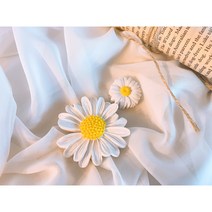 [라뮤즈캔들] 1+1 데이지 꽃 세트 차량용 석고방향제 리필오일 박스포장, 블랙라즈베리엔바닐라