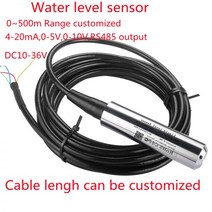 수중 수위 센서 액체 압력 송신기 범위 미터 출력, 5m range 5m cable, 4-20mA output